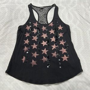 Express Sparkly Stars Top